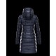 Moncler HERMINE Ultralight Turtleneck Blå Vinter Jakker Nylon Dame 41378010CV