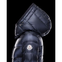 Moncler HERMINE Ultralight Turtleneck Blå Vinter Jakker Nylon Dame 41378010CV