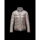 Moncler Hubert Ultralight Fur Trimmed Sølv Dunjakke Nylon/Polyamid Herre 41236416KJ