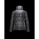 Moncler ILAY Turtleneck Drawstring Closure Steel Sølv Dunjakke Lacquered Nylon Dame 41456710WJ