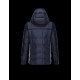 Moncler JACOB Detachable Hood Turtleneck Dark Blå Dunjakke Wool Techno Fabric Herre 41456709SQ