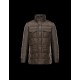 Moncler JACOB Detachable Hood Turtleneck Military Grøn Dunjakke Wool/Polyamide Herre 41456709EI