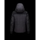 Moncler JORDAN Detachable Hood Turtleneck Sort Dunjakke Nylon Wool Herre 41466227WO