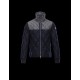 Moncler LABASTIDE Detachable Hood Turtleneck Dark Blå Dunjakke Wool Flannel Herre 41459673GK