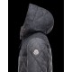 Moncler LABASTIDE Detachable Hood Turtleneck Sølv Dunjakke Wool Flannel Herre 41459673PQ