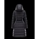 Moncler LANOUX Detachable Turtleneck Sort Vinter Jakker Nylon Dame 41472649FU