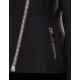 Moncler LAUN Classic Neckline Sort Vinterfrakke Virgin Wool/Polyamide Dame 41466436VU