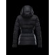 Moncler LAVAUD Detachable Turtleneck Sort Dunjakke Nylon/Polyester Dame 41460688KA