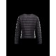 Moncler LISSY Ultralight Round Collar Sort Dunjakke Polyamide Dame 41338938UI