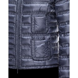 Moncler LISSY Ultralight Round Collar Blå Dunjakke Techno Fabric/Polyamide Dame 41338938FJ