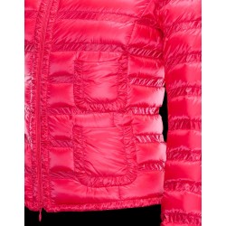 Moncler LISSY Ultralight Round Collar Fuchsia Dunjakke Polyamide Dame 41338938FP