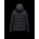 Moncler LOIRAC Detachable Hood Turtleneck Sort Dunjakke Elastane/Nylon Herre 41378031GH