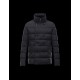 Moncler LOIRAC Detachable Hood Turtleneck Sort Dunjakke Elastane/Nylon Herre 41378031GH