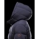 Moncler LOIRAC Detachable Hood Turtleneck Blå Dunjakke Elastane/Nylon Herre 41378031UE