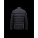 Moncler LUBERON Classic Neckline Sort Dunjakke Polyamide/Elastane Herre 41378025DN