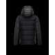 Moncler LUCIEN Turtleneck Sort Dunjakke Wool Flannel Herre 41464457QI