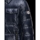 Moncler MATTHEW Classic Neckline Dark Blå Dunjakke Nylon/Polyamide Herre 41456707PM