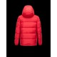 Moncler MONTCLAR Ultralight Turtleneck Rød Dunjakke Cotton Herre 41456716QJ