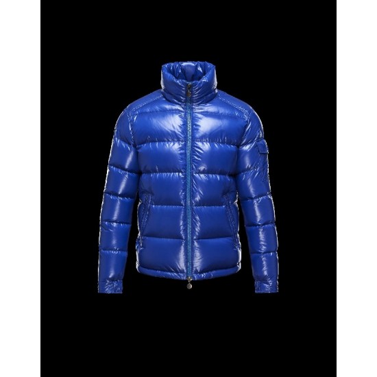 Moncler Maya Detachable Hood Azure Dunjakke Nylon/Polyamid Herre 41236584WH