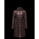 Moncler Moka Detachable Hood Dark Brun Vinter Jakker Nylon/Polyamide Dame 41224531VB