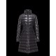 Moncler Moka Detachable Hood Steel Sølv Vinter Jakker Lacquered Nylon Dame 41224531UV