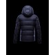 Moncler Montgenevre Detachable Hood Blå Dunjakke Flannel Wool Herre 41249881MK