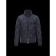 Moncler NEWMAN Detachable Hood Turtleneck Dark Blå Dunjakke Techno Fabric Herre 41456795SO