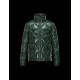 Moncler NEWMAN Detachable Hood Turtleneck Dark Grøn Dunjakke Nylon/Polyamid Herre 41456744NQ