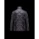 Moncler NORMAN Lapel Collar Sort Vinterfrakke Techno Fabric/Polyamide Herre 41456752GR