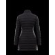 Moncler NOUES Classic Neckline Broadcloth Collar Sort Vinter Jakker Techno Fabric Dame 41457415FM