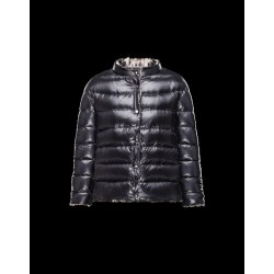 Moncler OREDON Reversible Round Collar Steel Sølv Fur Dunjakke Fur Dame 41467467XA