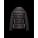 Moncler PALAS Double-Breasted Turtleneck Sort Dunjakke Nylon/Polyamide Dame 41457361FT