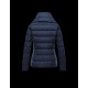 Moncler PALAS Double-Breasted Turtleneck Dark Blå Dunjakke Jacquard Dame 41473455WM