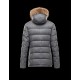 Moncler RETHEL Turtleneck Sølv Dunjakke Wool Flannel Nylon Herre 41377893OR