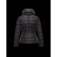 Moncler RILLE Turtleneck Sort Dunjakke Nylon/Pa Dame 41457524DB