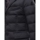 Moncler ROUILLAC Detachable Lapel Collar Sort Vinterfrakke Elastane/Nylon Herre 41377883HS