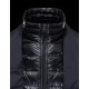 Moncler ROUILLAC Detachable Lapel Collar Blå Vinterfrakke Polyamid/Elastane Herre 41377883PD