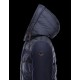 Moncler RYAN Detachable Hood Turtleneck Dark Blå Dunjakke Flannel Wool Herre 41456962IB