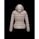 Moncler SABY Turtleneck Detachable Dove Sølv Dunjakke Technical Nylon Dame 41457124FV