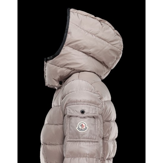 Moncler SABY Turtleneck Detachable Dove Sølv Dunjakke Technical Nylon Dame 41457124FV