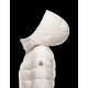 Moncler SANGLIER Inner Hood Turtleneck Beige Dunjakke Nylon Dame 41381027MA