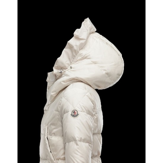 Moncler SERRE Turtleneck Ivory Vinter Jakker Nylon/Polyamide Dame 41456720RA