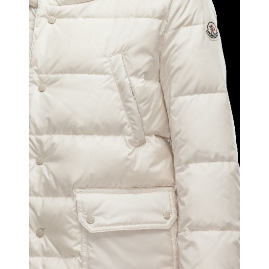 Moncler SERRE Turtleneck Ivory Vinter Jakker Nylon/Polyamide Dame 41456720RA