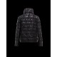 Moncler SOLARIS Turtleneck Sort Dunjakke Wool Nylon Flannel Dame 41467465KC