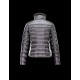 Moncler TEMPLE Ultralight Turtleneck Steel Sølv Dunjakke Nylon/Mink Dame 41456772KB