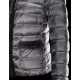 Moncler TEMPLE Ultralight Turtleneck Steel Sølv Dunjakke Nylon/Mink Dame 41456772KB