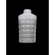 Moncler TENAY Turtleneck Sølv Dunvest Wool Flannel Herre 41456745GI