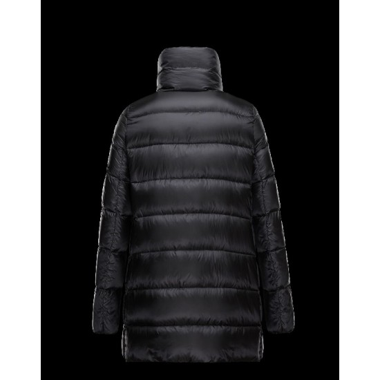 Moncler TORCY Turtleneck Sort Vinter Jakker Techno Fabric Dame 41456973XC