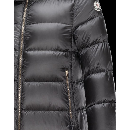 Moncler TORCY Turtleneck Steel Sølv Vinter Jakker Polyamide Dame 41456973FW