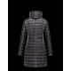 Moncler VERNOIS Ultralight Detachable Round Collar Steel Sølv Dunjakke Nylon/Feather Dame 41466225LF